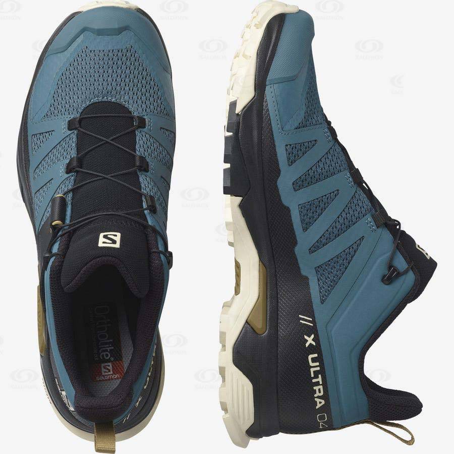 Aqua Salomon X ULTRA 4 Men's Hiking Shoes | US-W1500