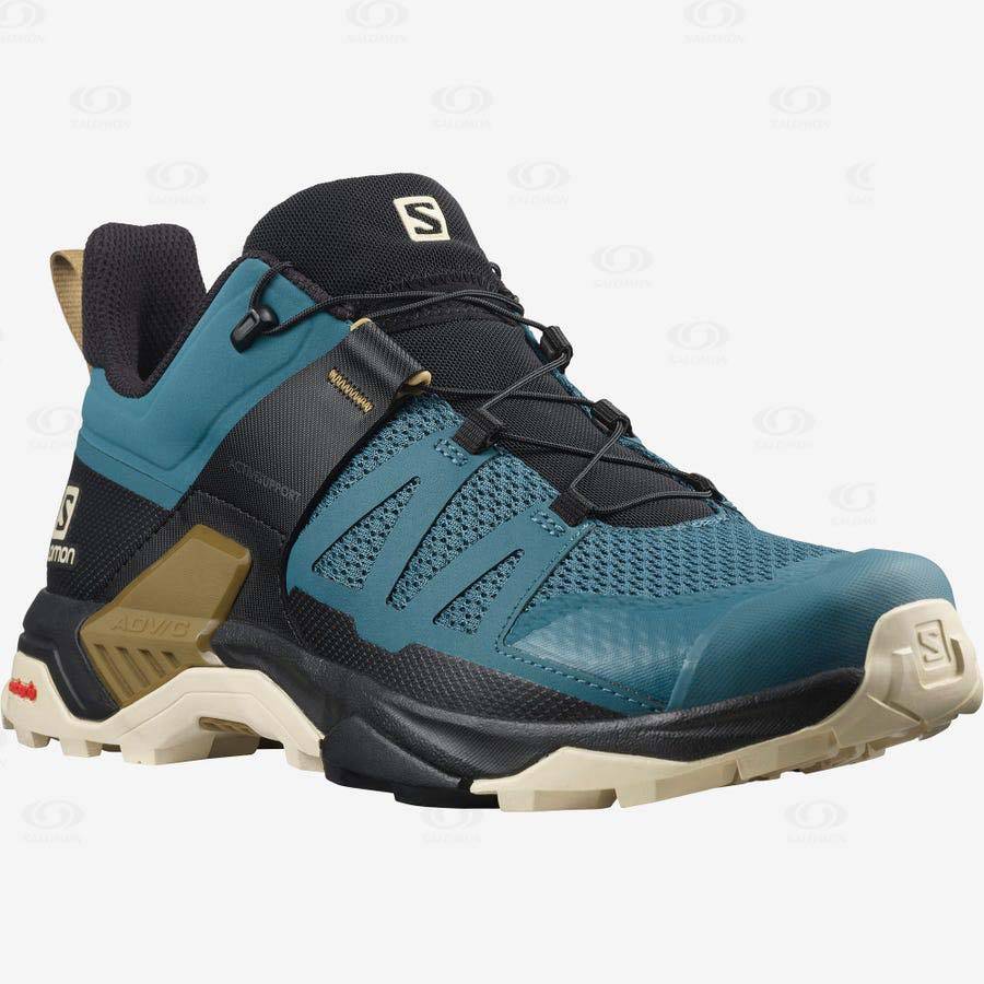 Aqua Salomon X ULTRA 4 Men's Hiking Shoes | US-W1500