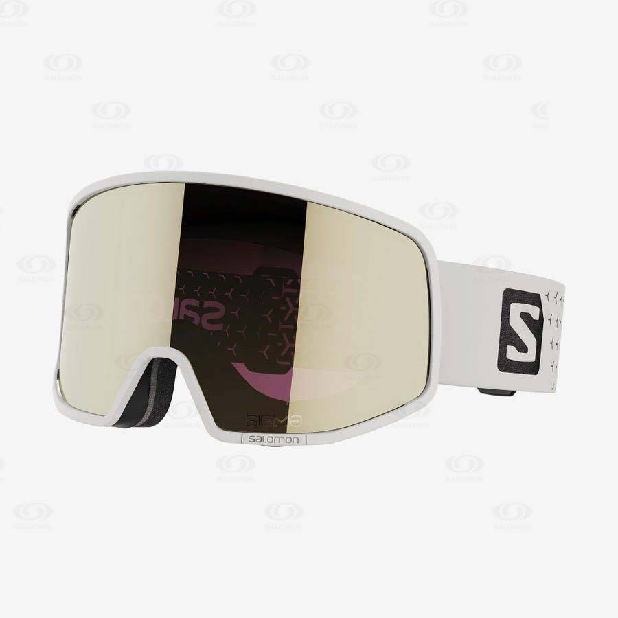 Beige Salomon LO FI SIGMA Men\'s Goggles | US-O2533