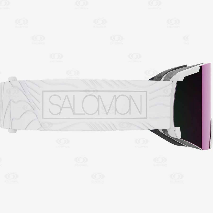 Beige Salomon S/VIEW SIGMA Men's Goggles | US-L1725