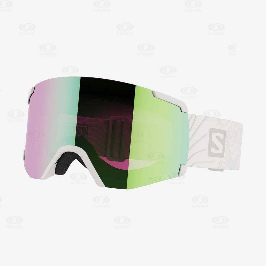 Beige Salomon S/VIEW SIGMA Men\'s Goggles | US-L1725