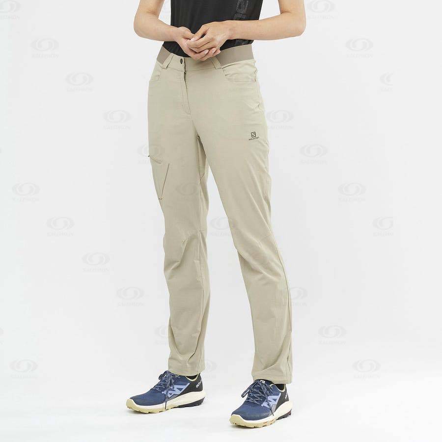 Beige Salomon WAYFARER Women's Pants | US-L1998