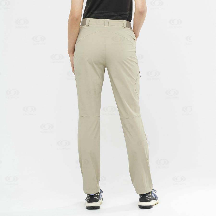 Beige Salomon WAYFARER Women's Pants | US-L1998