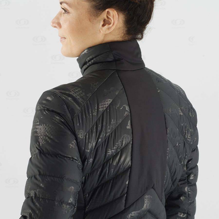 Black / Black Salomon ESSENTIAL XWARM DOWN Women's Insulated Jackets | US-N2380