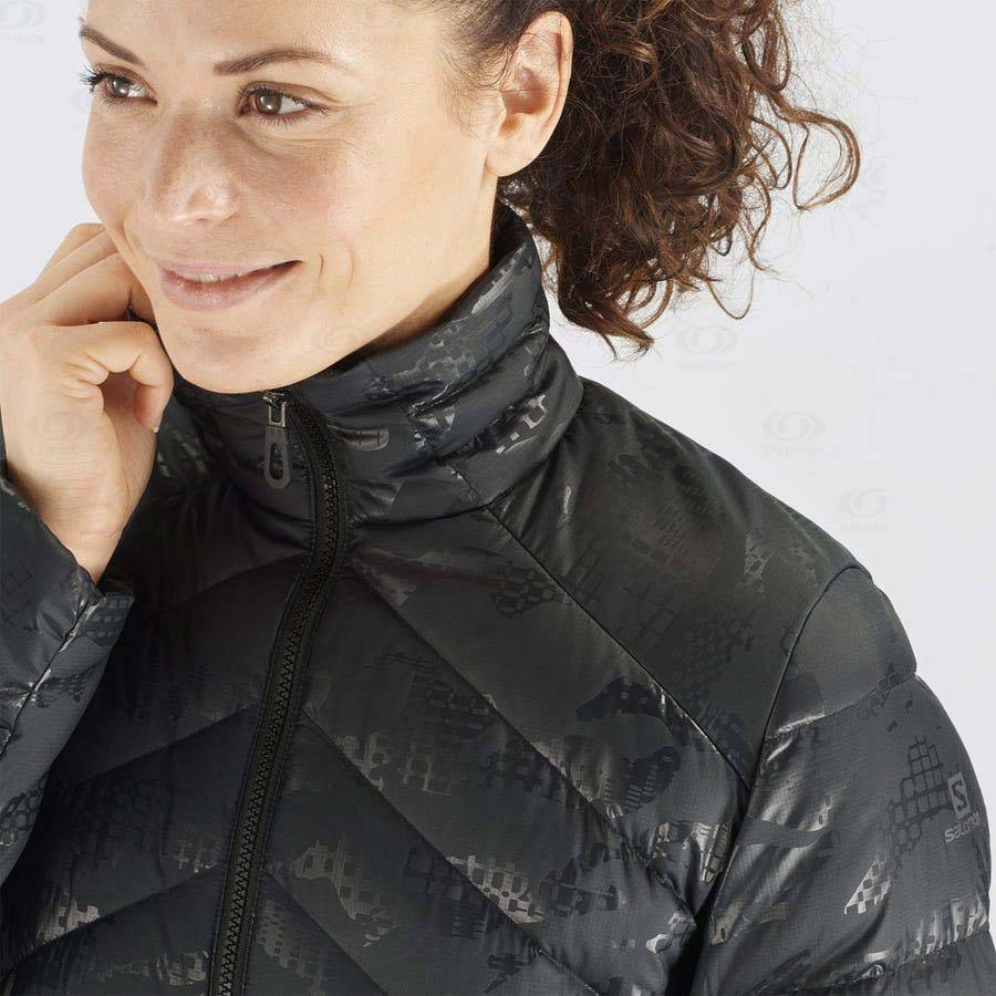 Black / Black Salomon ESSENTIAL XWARM DOWN Women's Insulated Jackets | US-N2380