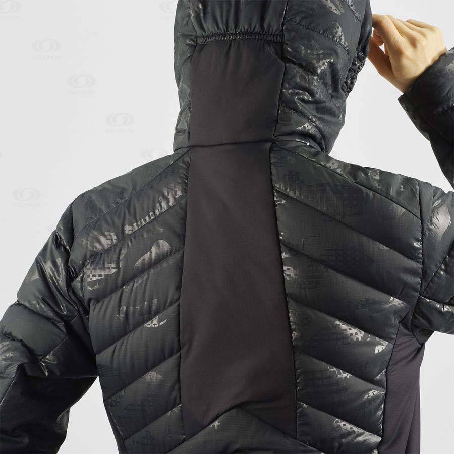 Black / Black Salomon ESSENTIAL XWARM DOWN Women's Insulated Jackets | US-S2052