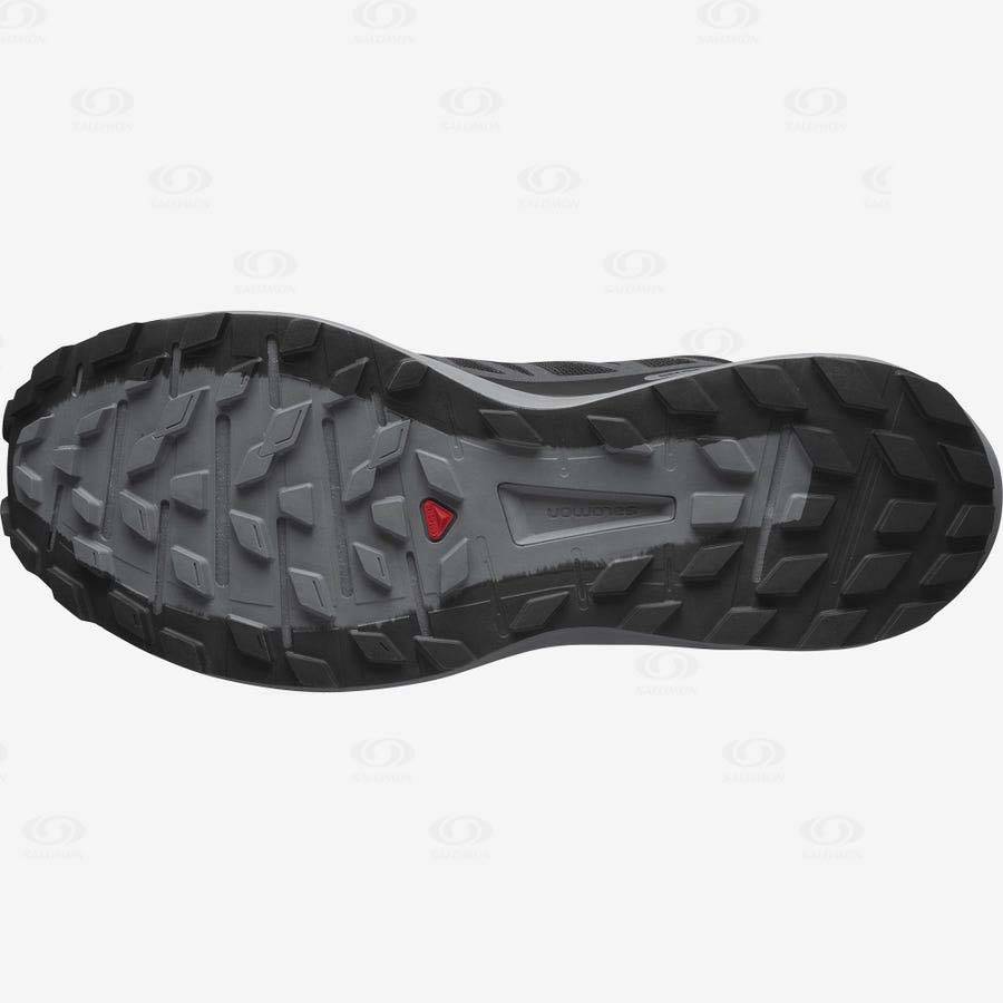 Black / Black Salomon SENSE RIDE 4 GORE-TEX INVISIBLE FIT Men's Trail Running Shoes | US-L1599