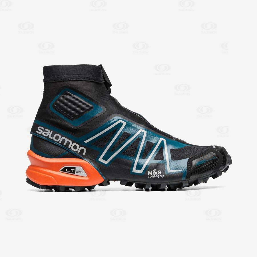 Black / Blue / Orange Salomon SNOWCROSS ADVANCED Men\'s Sneakers | US-M1251