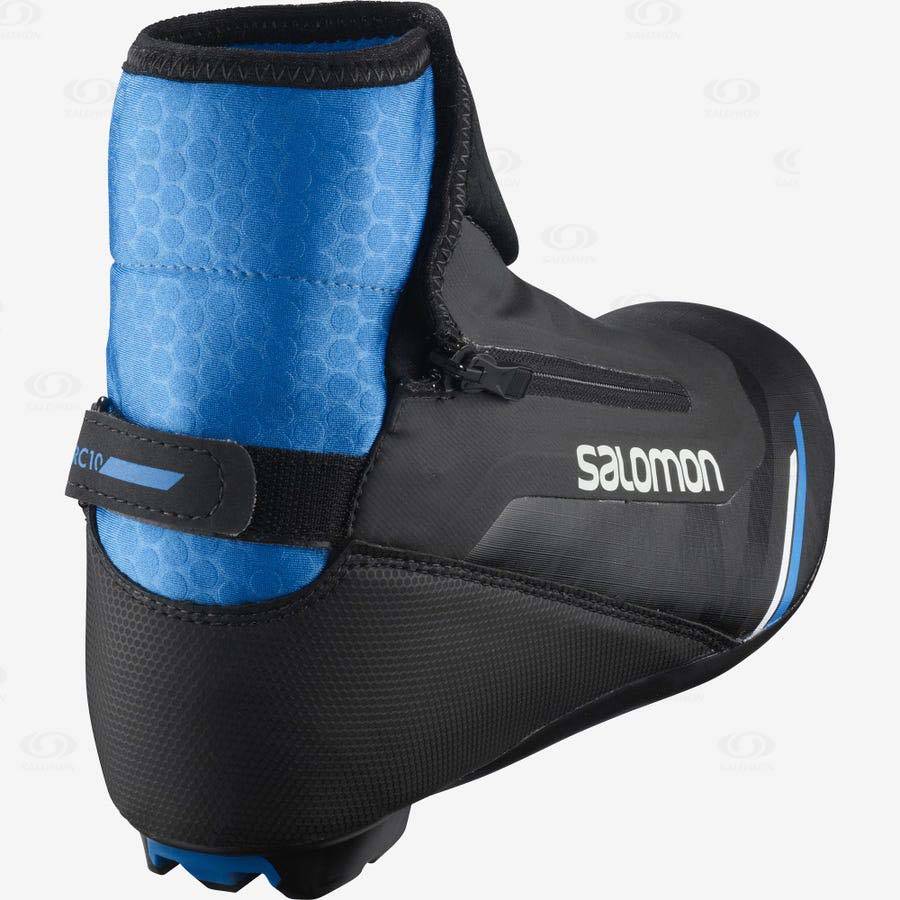 Black / Blue Salomon RC10 PROLINK Women's Ski Boots | US-M2532