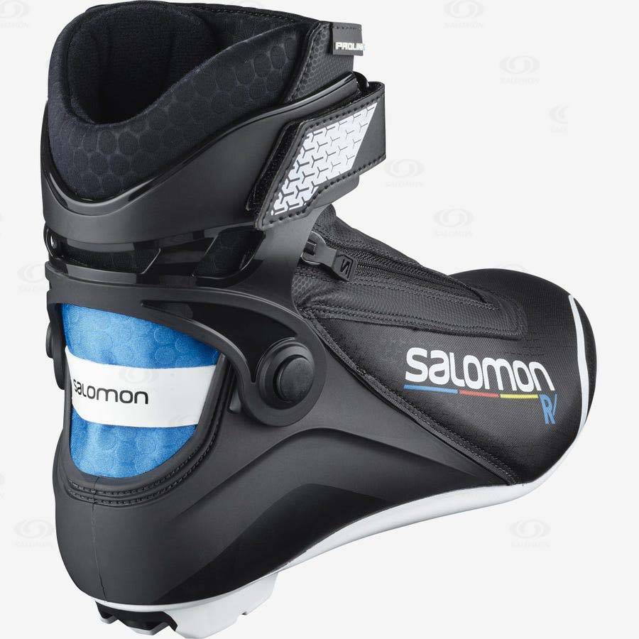 Black / Blue Salomon R/PROLINK Women's Ski Boots | US-S1338