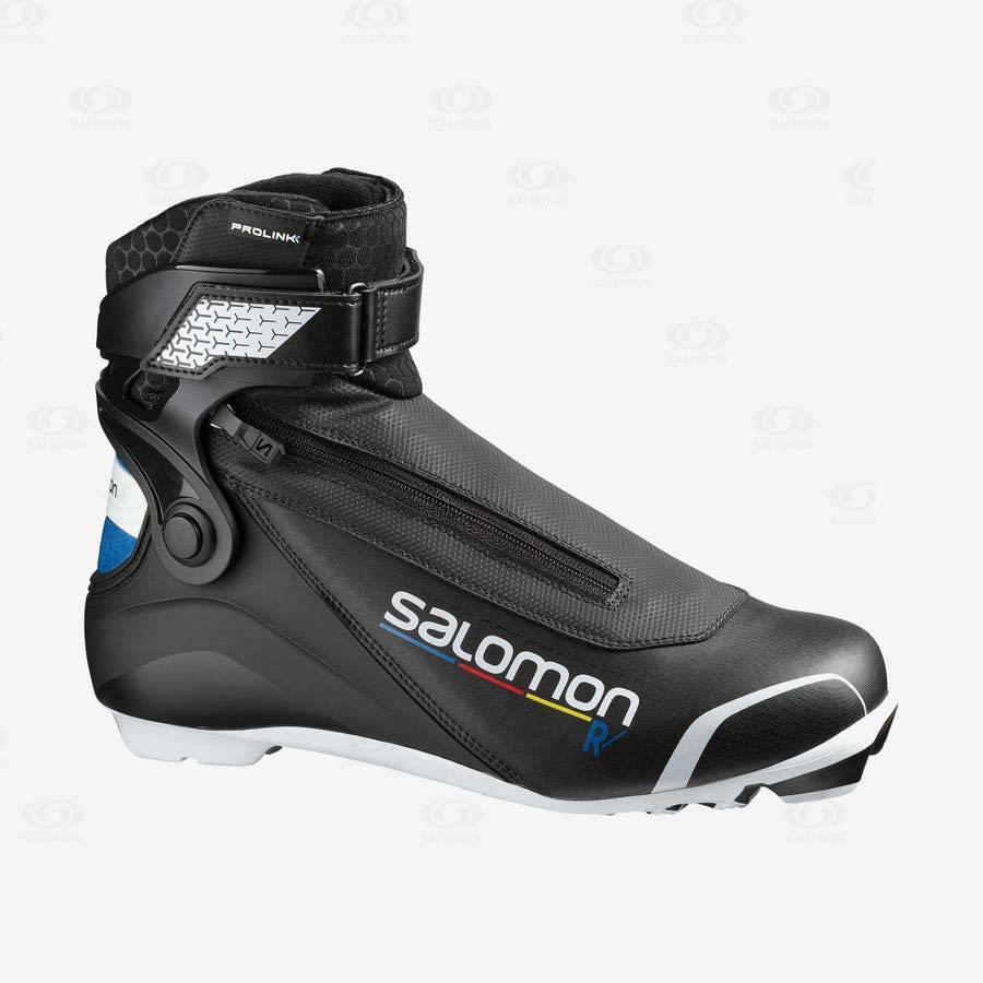 Black / Blue Salomon R/PROLINK Women\'s Ski Boots | US-S1338