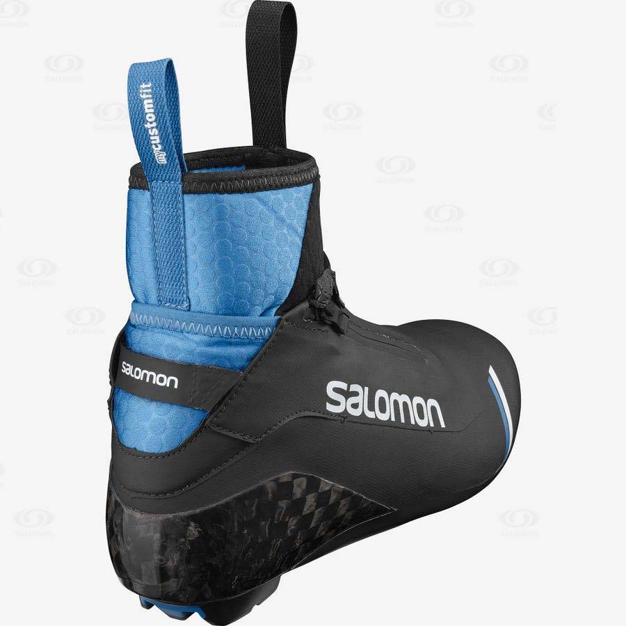 Black / Blue Salomon S/RACE CLASSIC PROLINK Men's Ski Boots | US-W3720