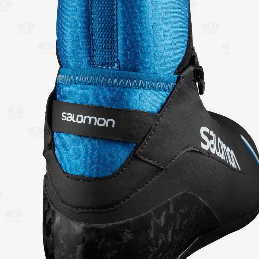 Black / Blue Salomon S/RACE CLASSIC PROLINK Men's Ski Boots | US-W3720