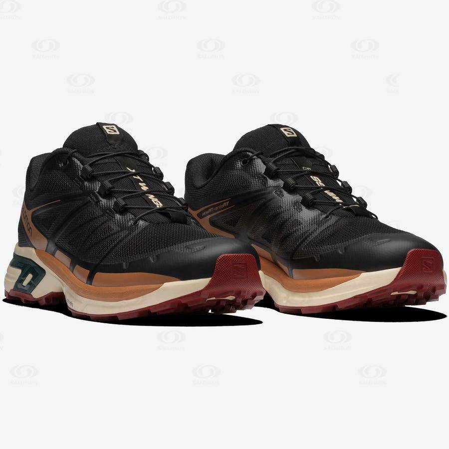 Black / Coffee Salomon XT-WINGS 2 Men's Sneakers | US-M2483