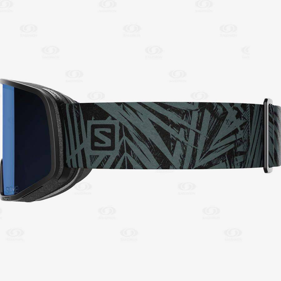 Black / Grey Salomon LO FI SIGMA Men's Goggles | US-W2320