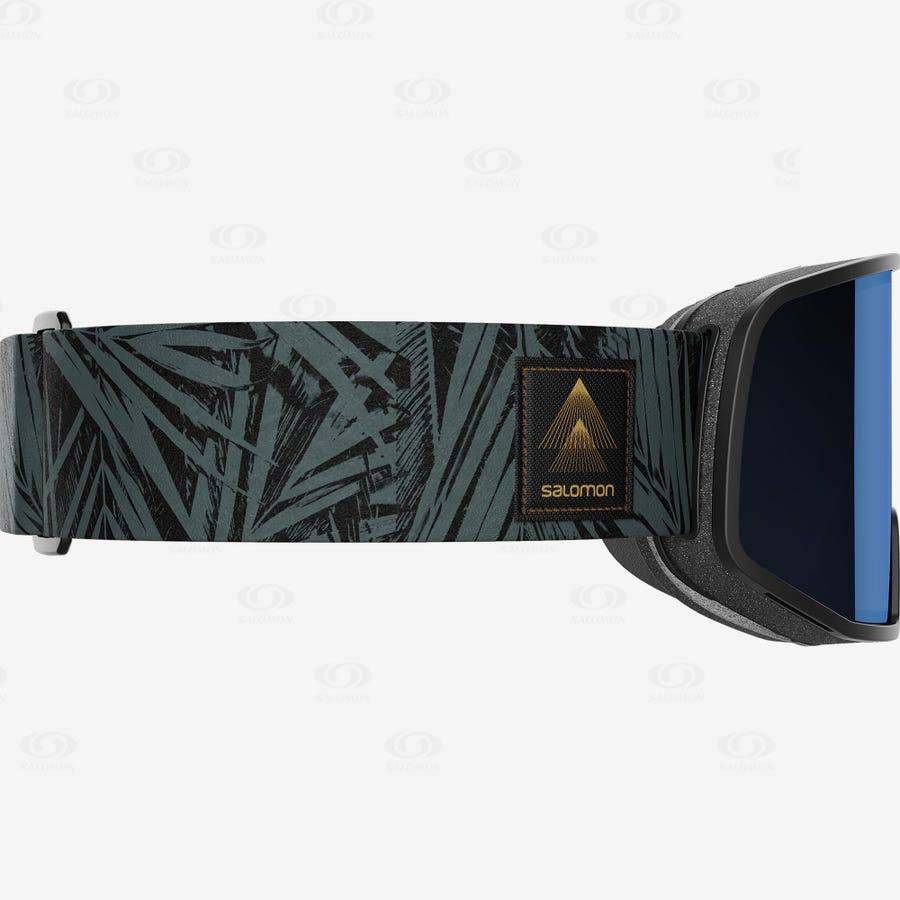 Black / Grey Salomon LO FI SIGMA Men's Goggles | US-W2320