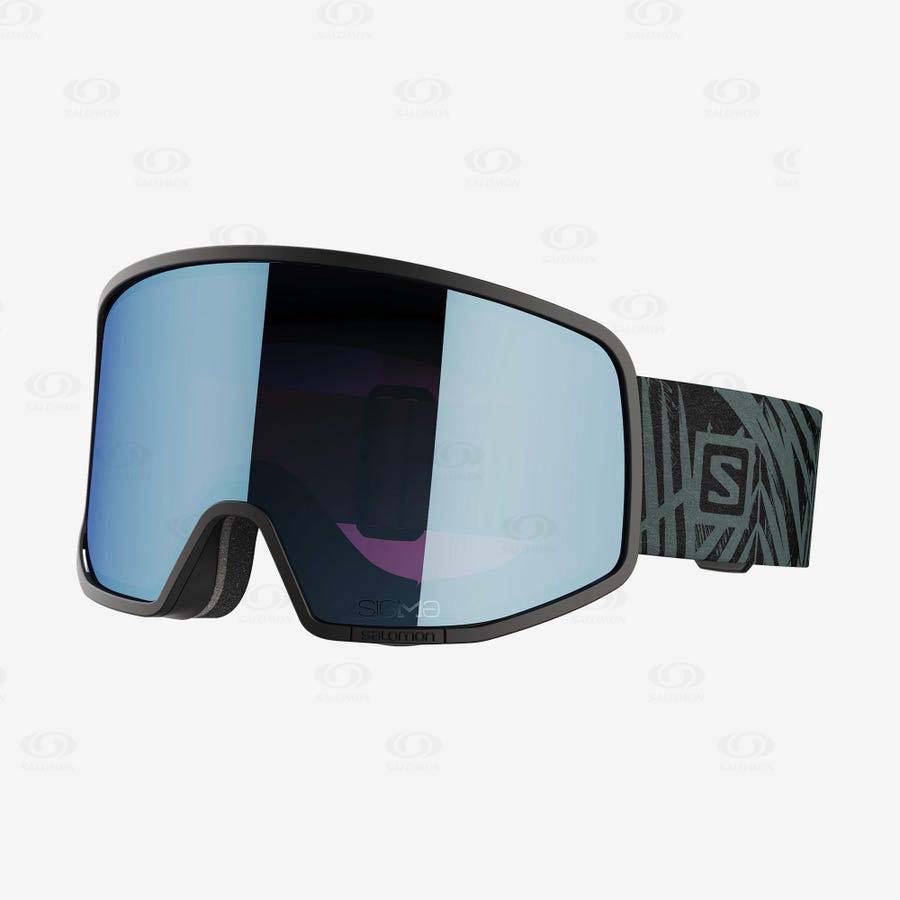 Black / Grey Salomon LO FI SIGMA Men\'s Goggles | US-W2320