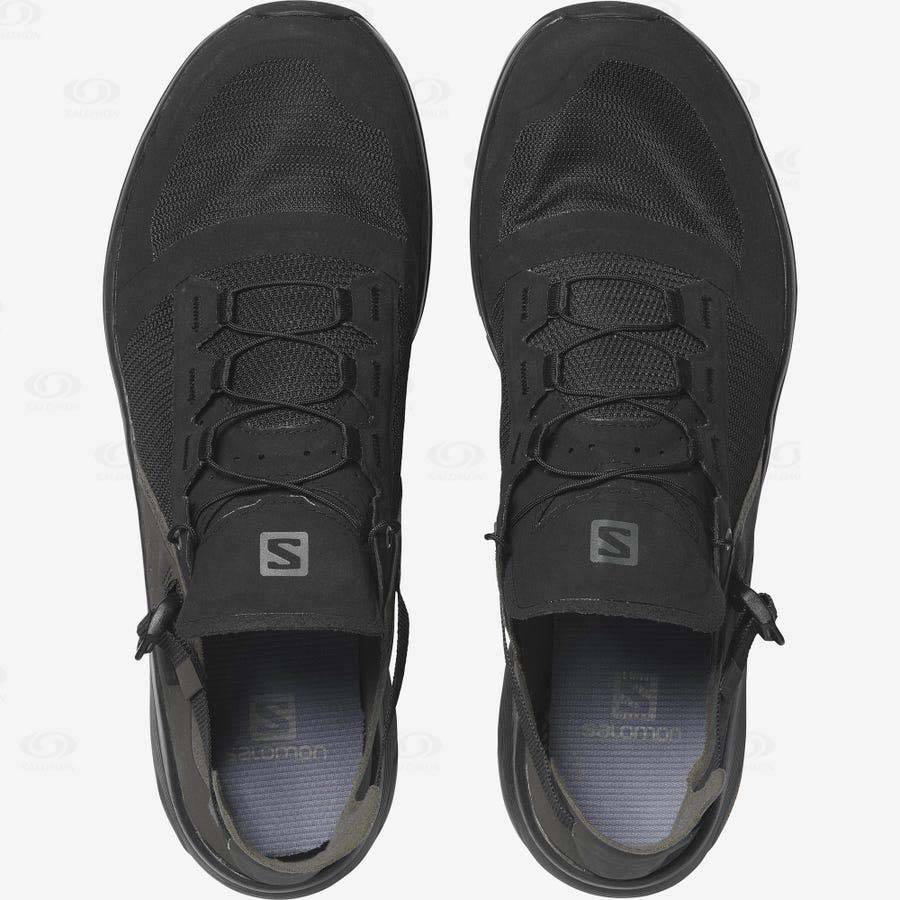 Black / Grey Salomon TECH AMPHIB 4 Men's Water Shoes | US-M1727