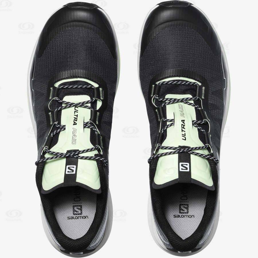 Black / Mint Salomon ULTRA RAID Men's Sneakers | US-O2400