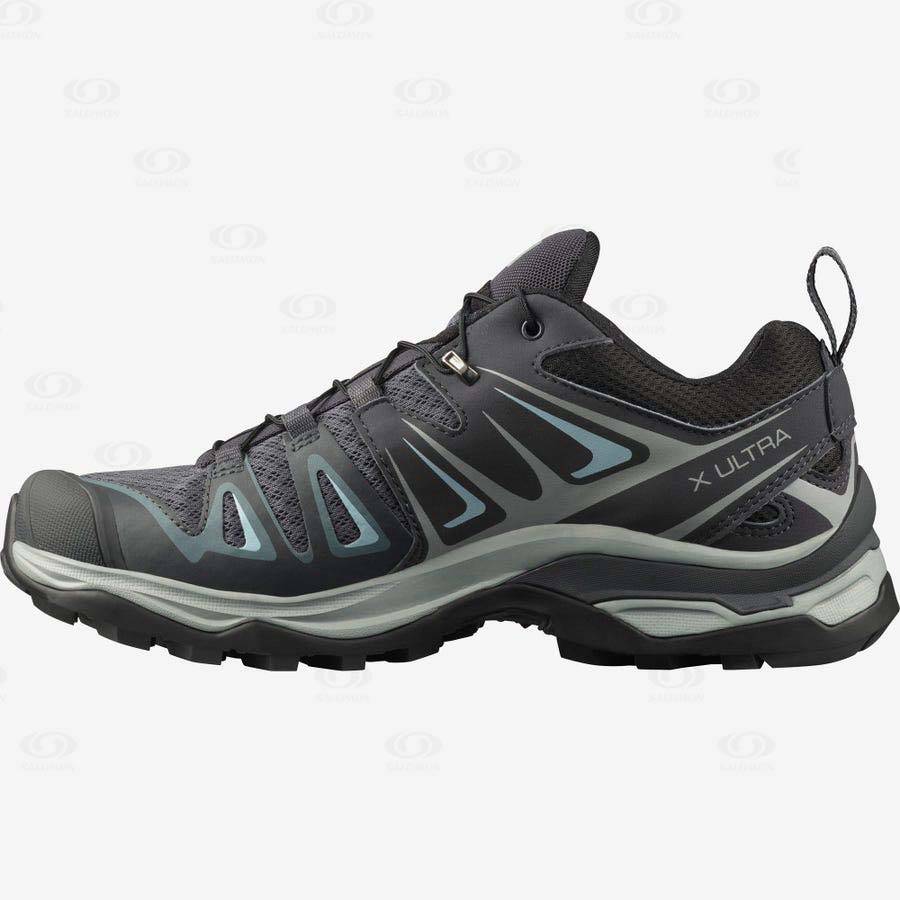 Black / Olive Salomon X ULTRA 3 Women's Hiking Shoes | US-W3840