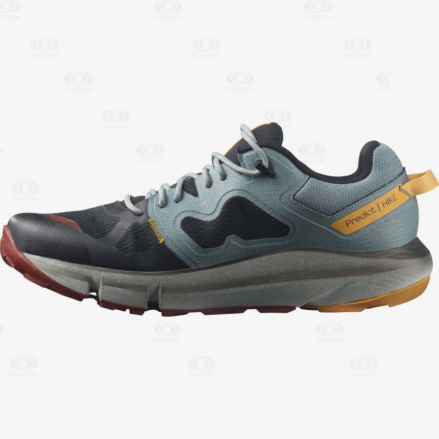 Black / Orange Salomon PREDICT HIKE GORE-TEX Men's Hiking Shoes | US-A1479