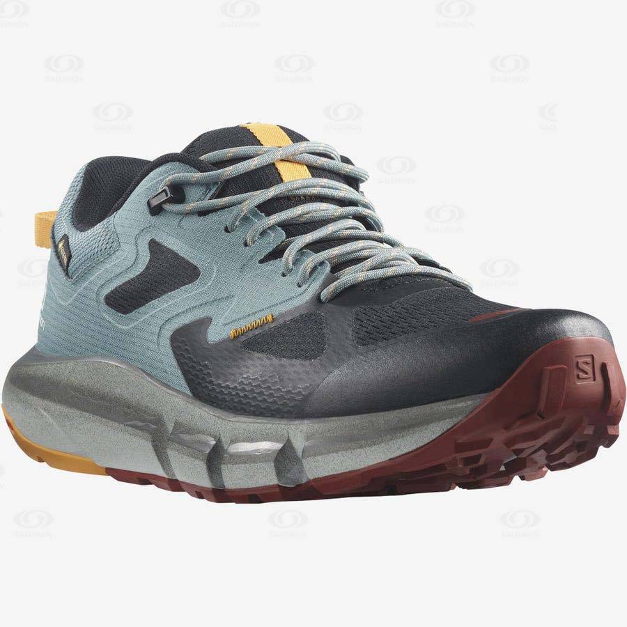 Black / Orange Salomon PREDICT HIKE GORE-TEX Men's Hiking Shoes | US-A1479