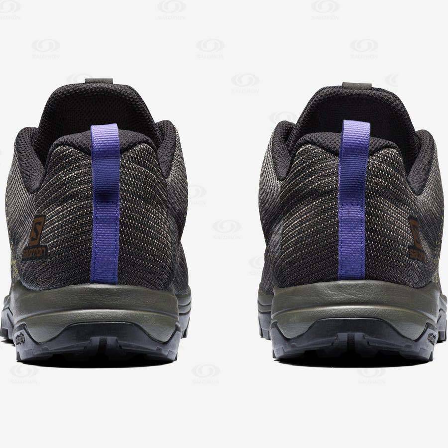 Black / Purple Salomon OUTPRO MATRYX FOR THE BROKEN ARM Men's Sneakers | US-O2456