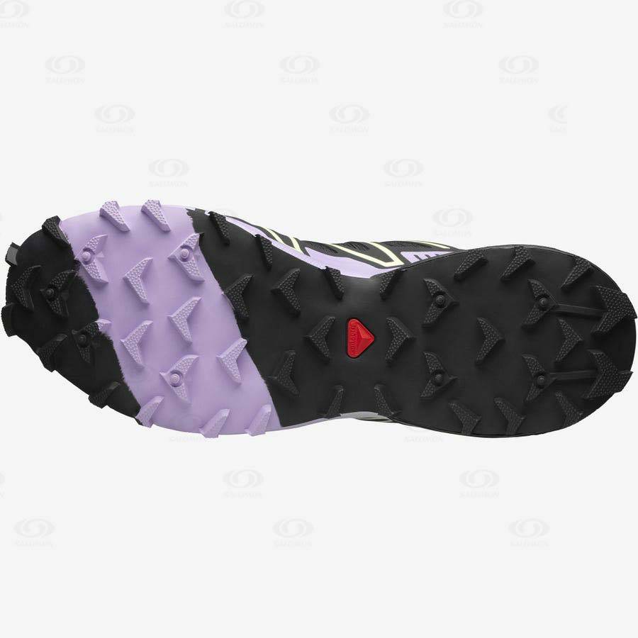 Black / Purple Salomon SPEEDCROSS 3 Women's Sneakers | US-S2430