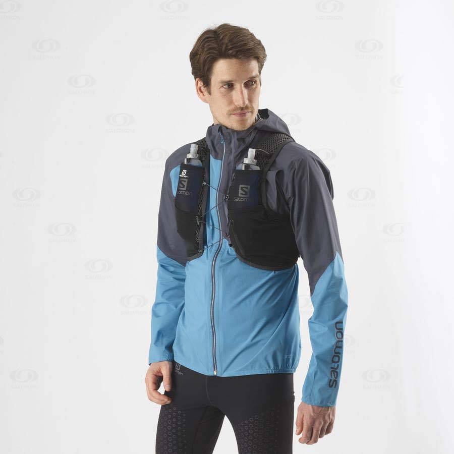 Black Salomon ACTIVE SKIN 4 Men's Running Packs | US-W1210