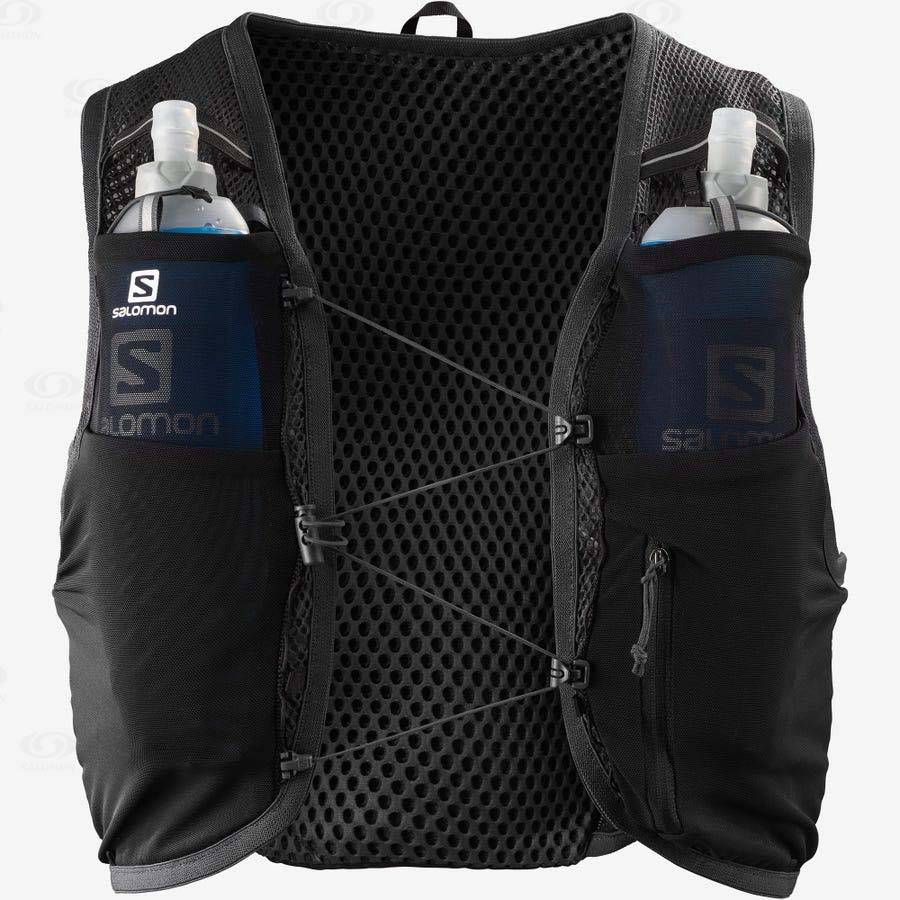 Black Salomon ACTIVE SKIN 8 Men's Running Packs | US-N2492