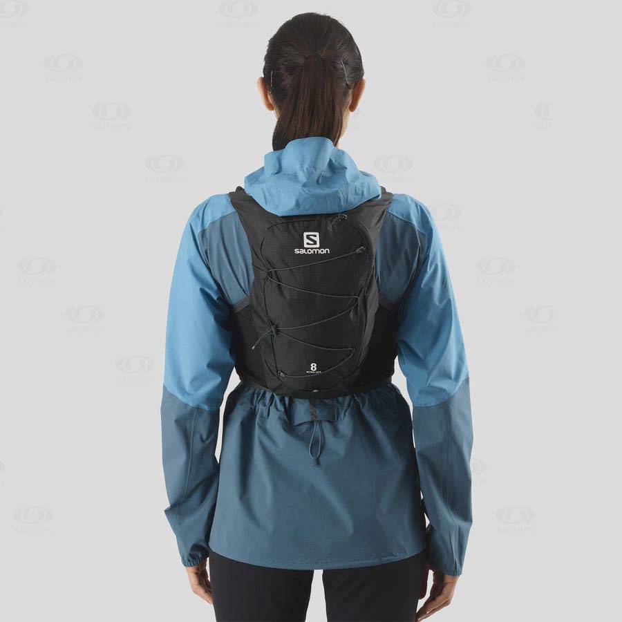 Black Salomon ACTIVE SKIN 8 Women's Running Packs | US-N1365