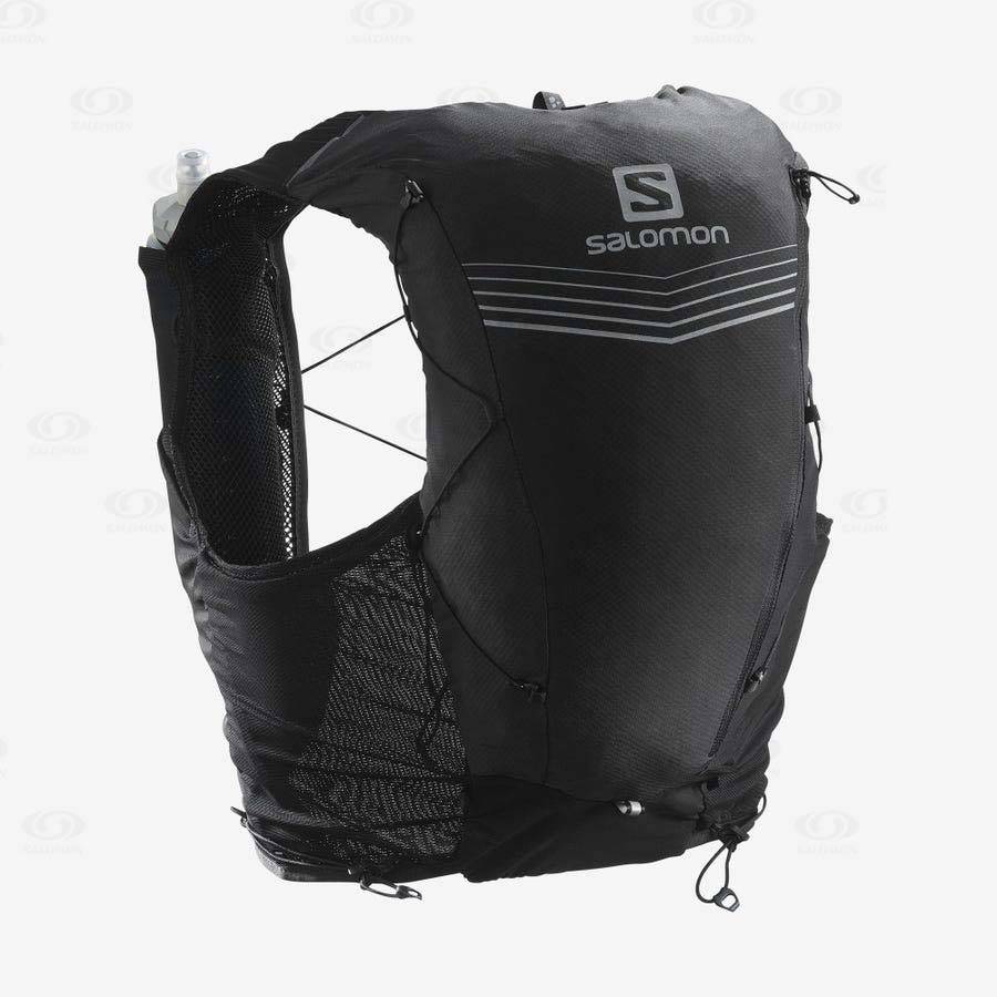 Black Salomon ADV SKIN 12 Men\'s Running Packs | US-O2384