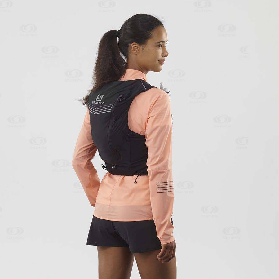 Black Salomon ADV SKIN 12 Women's Running Packs | US-O2344