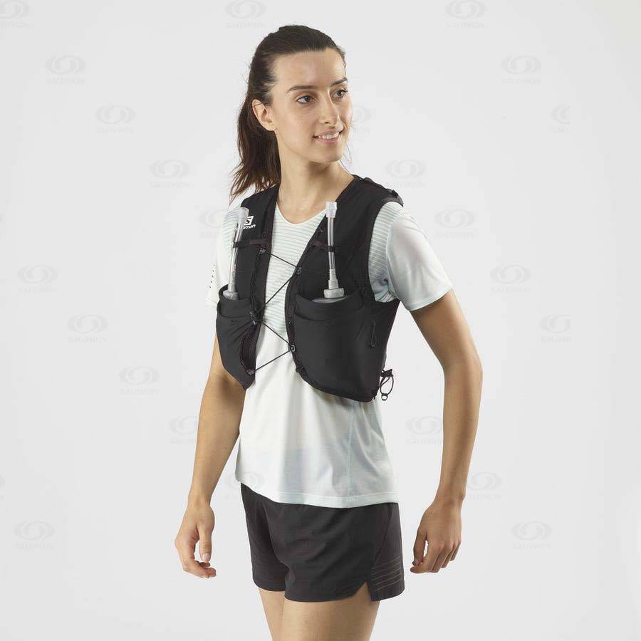 Black Salomon ADV SKIN 8 Women's Running Packs | US-W1460