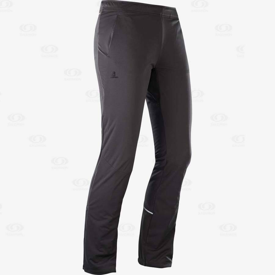 Black Salomon AGILE WARM Women's Pants | US-N1162