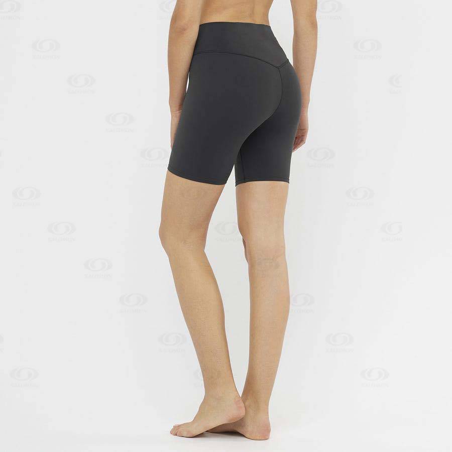 Black Salomon CROSS MULTI 7'' Women's Shorts | US-O1042