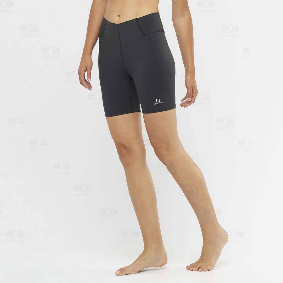 Black Salomon CROSS MULTI 7'' Women's Shorts | US-O1042