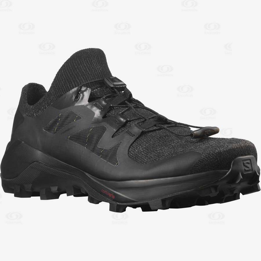 Black Salomon CROSS PRO 2 Men's Trail Running Shoes | US-W1940