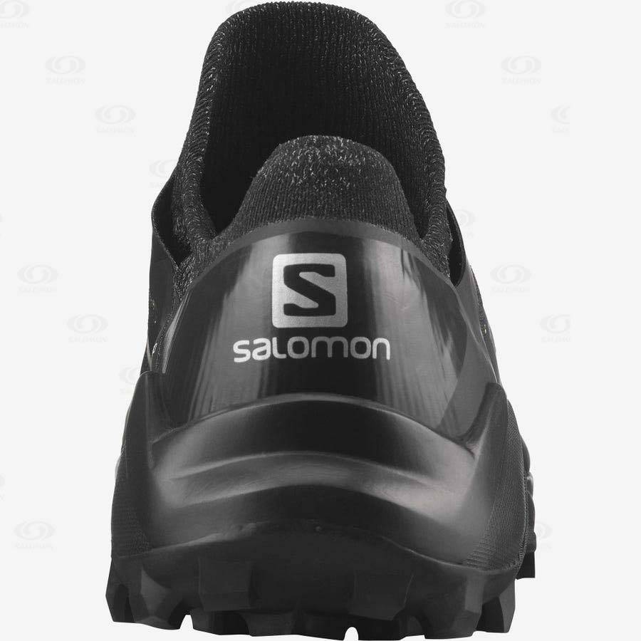 Black Salomon CROSS PRO 2 Men's Trail Running Shoes | US-W1940