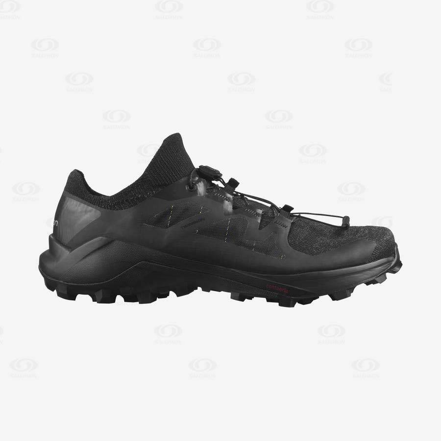 Black Salomon CROSS PRO 2 Men\'s Trail Running Shoes | US-W1940