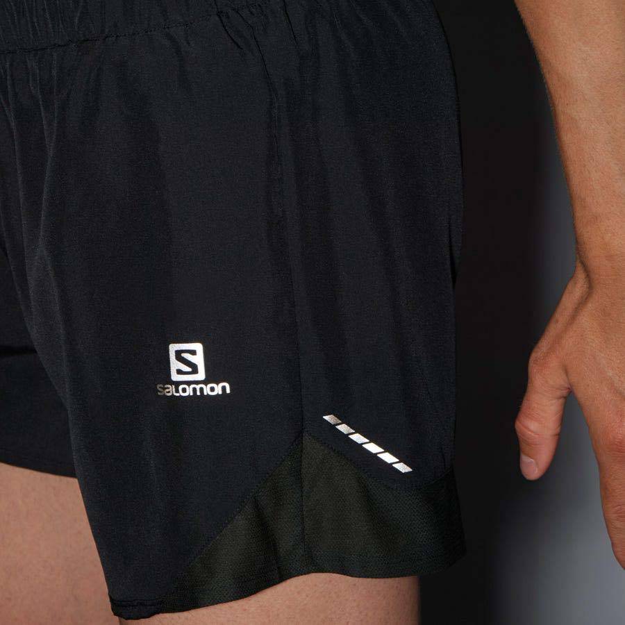 Black Salomon CROSS REBEL 5'' Men's Shorts | US-S2563