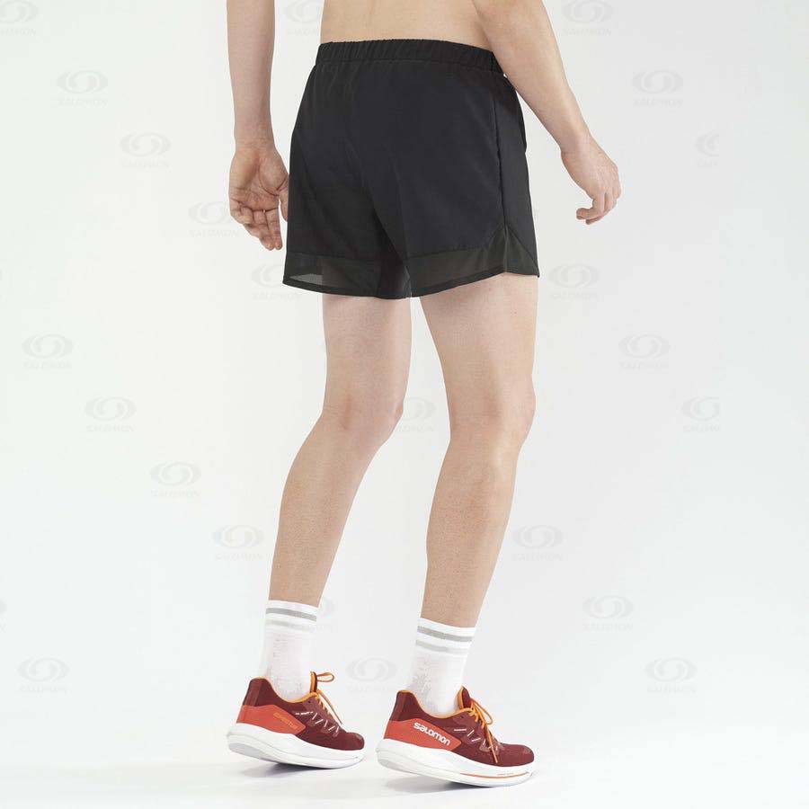 Black Salomon CROSS REBEL 5'' Men's Shorts | US-S2563