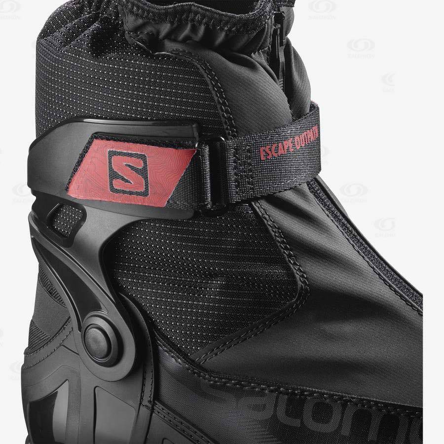 Black Salomon ESCAPE OUTPATH PROLINK Men's Ski Boots | US-M1944