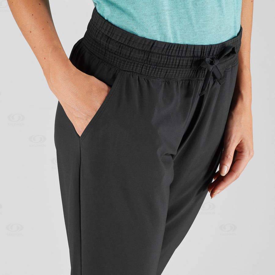 Black Salomon ESSENTIAL LIGHT Women's Pants | US-A1458