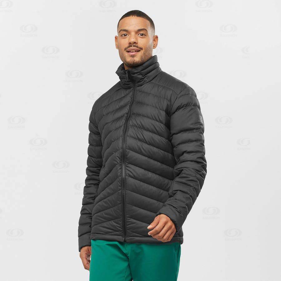 Black Salomon ESSENTIAL XWARM DOWN Men's Insulated Jackets | US-M1237