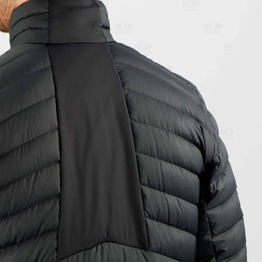 Black Salomon ESSENTIAL XWARM DOWN Men's Insulated Jackets | US-M1237