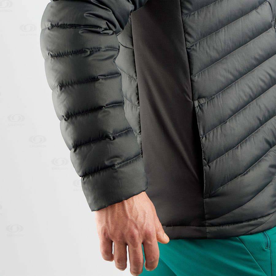 Black Salomon ESSENTIAL XWARM DOWN Men's Insulated Jackets | US-M1237