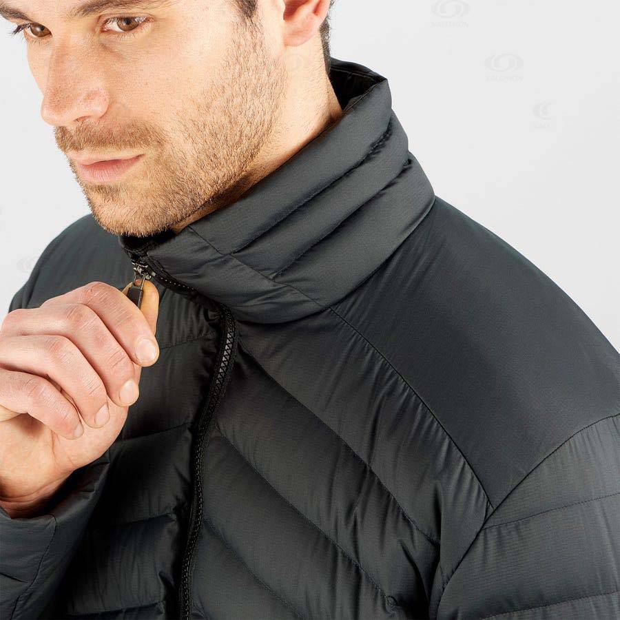 Black Salomon ESSENTIAL XWARM DOWN Men's Insulated Jackets | US-M1237