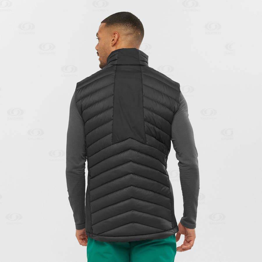 Black Salomon ESSENTIAL XWARM DOWN Men's Insulated Jackets | US-S1058