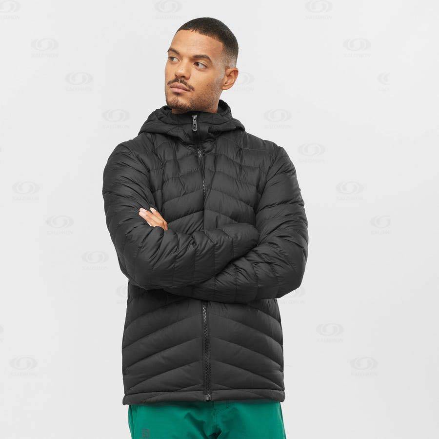 Black Salomon ESSENTIAL XWARM DOWN Men's Insulated Jackets | US-S1814